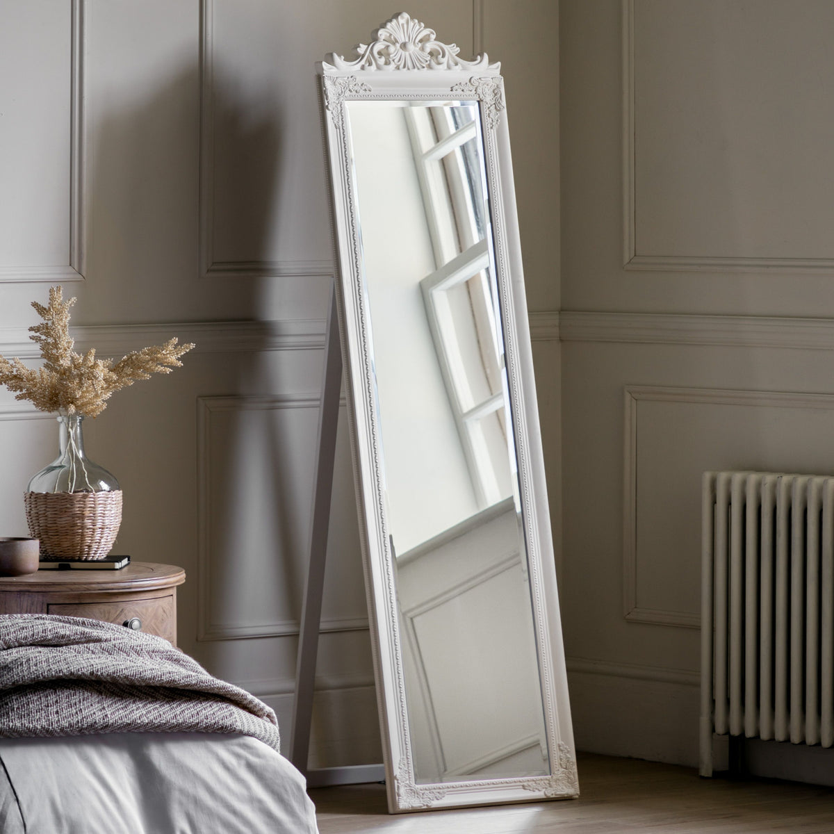 Bodhi Mirrors Lambeth Wood Cheval Mirror White House of Isabella UK