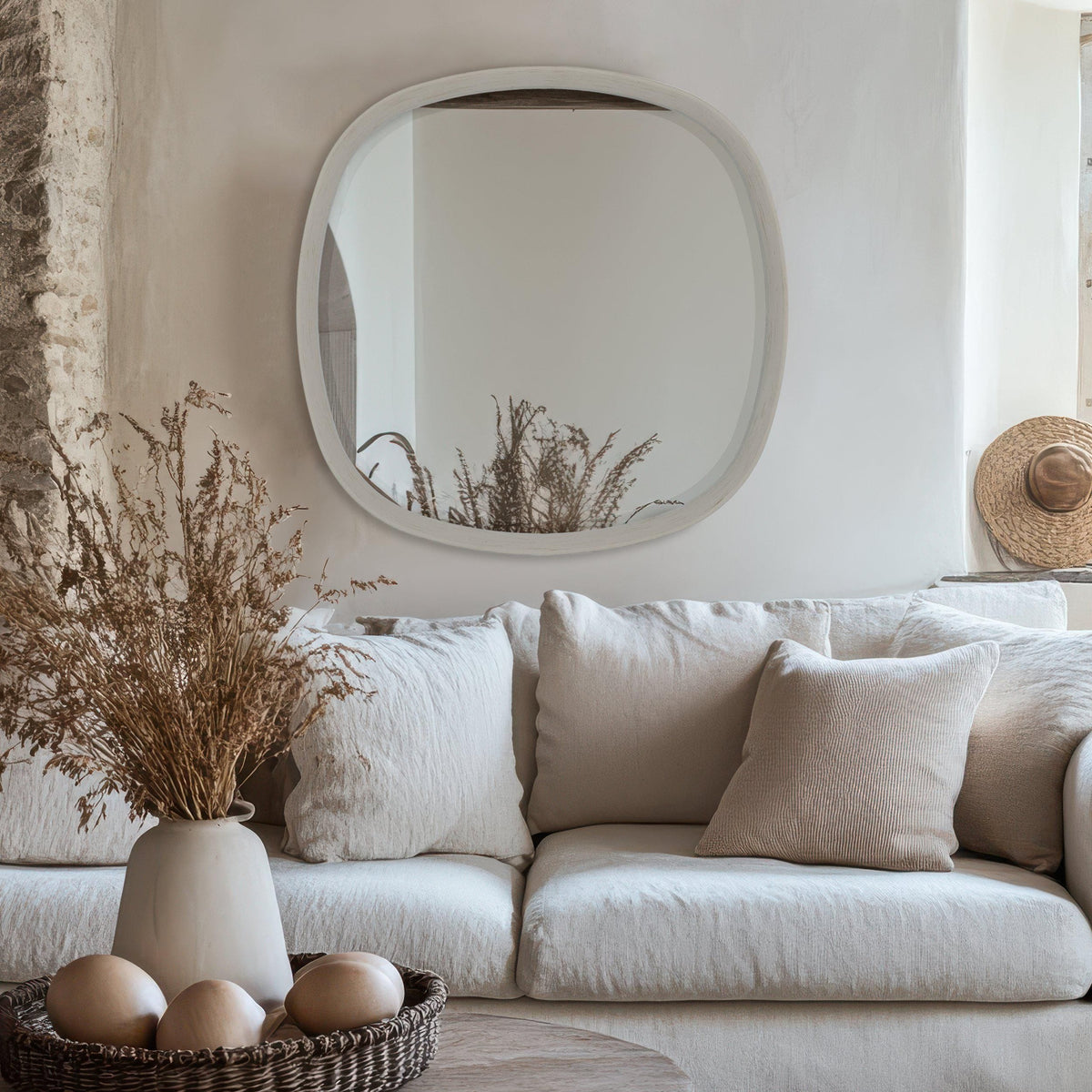 Bodhi Mirrors Padstow Mirror Taupe House of Isabella UK