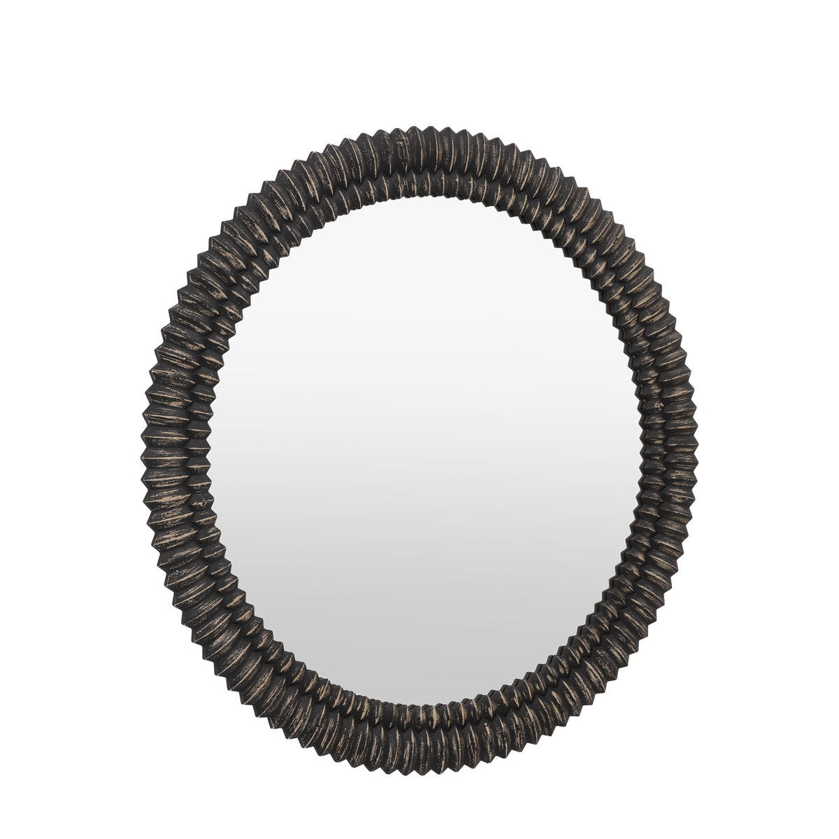 Bodhi Mirrors Pimlico Round Mirror Black Wash House of Isabella UK
