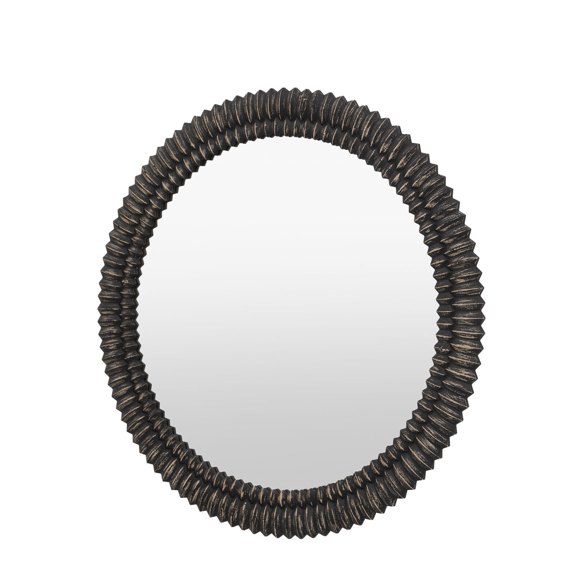Bodhi Mirrors Pimlico Round Mirror Black Wash House of Isabella UK
