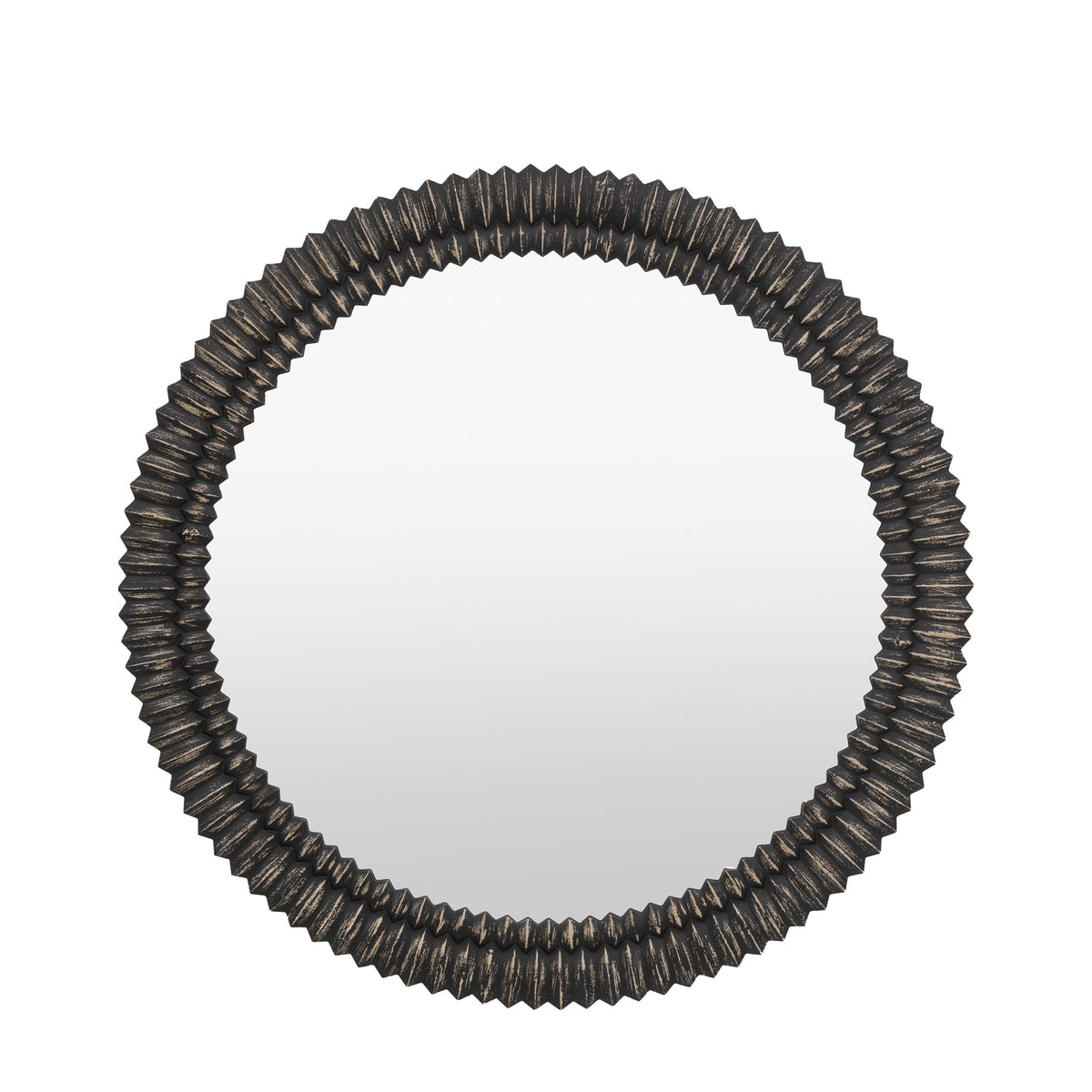 Bodhi Mirrors Pimlico Round Mirror Black Wash House of Isabella UK