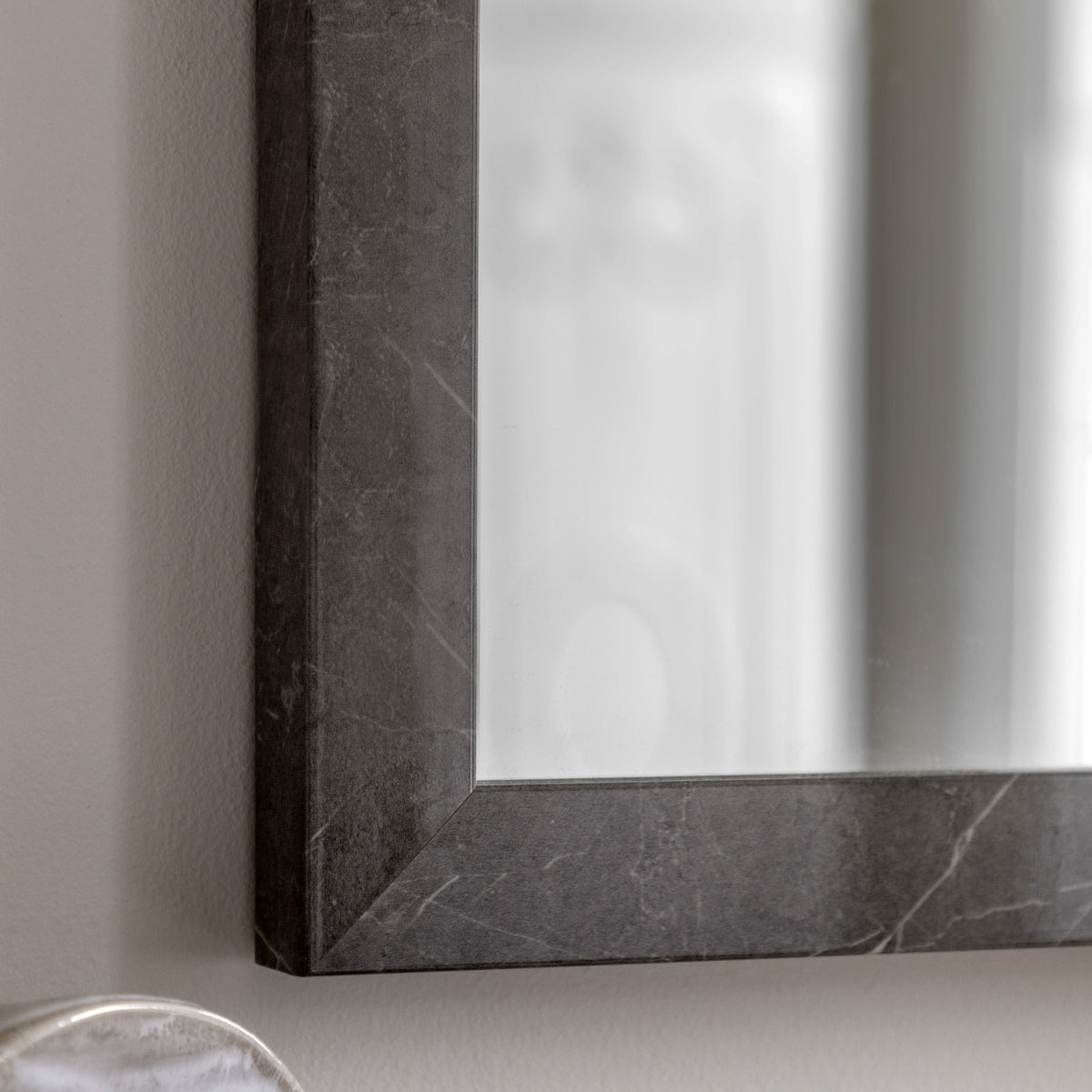 Bodhi Mirrors Romano Mirror Marbled Grey Small House of Isabella UK