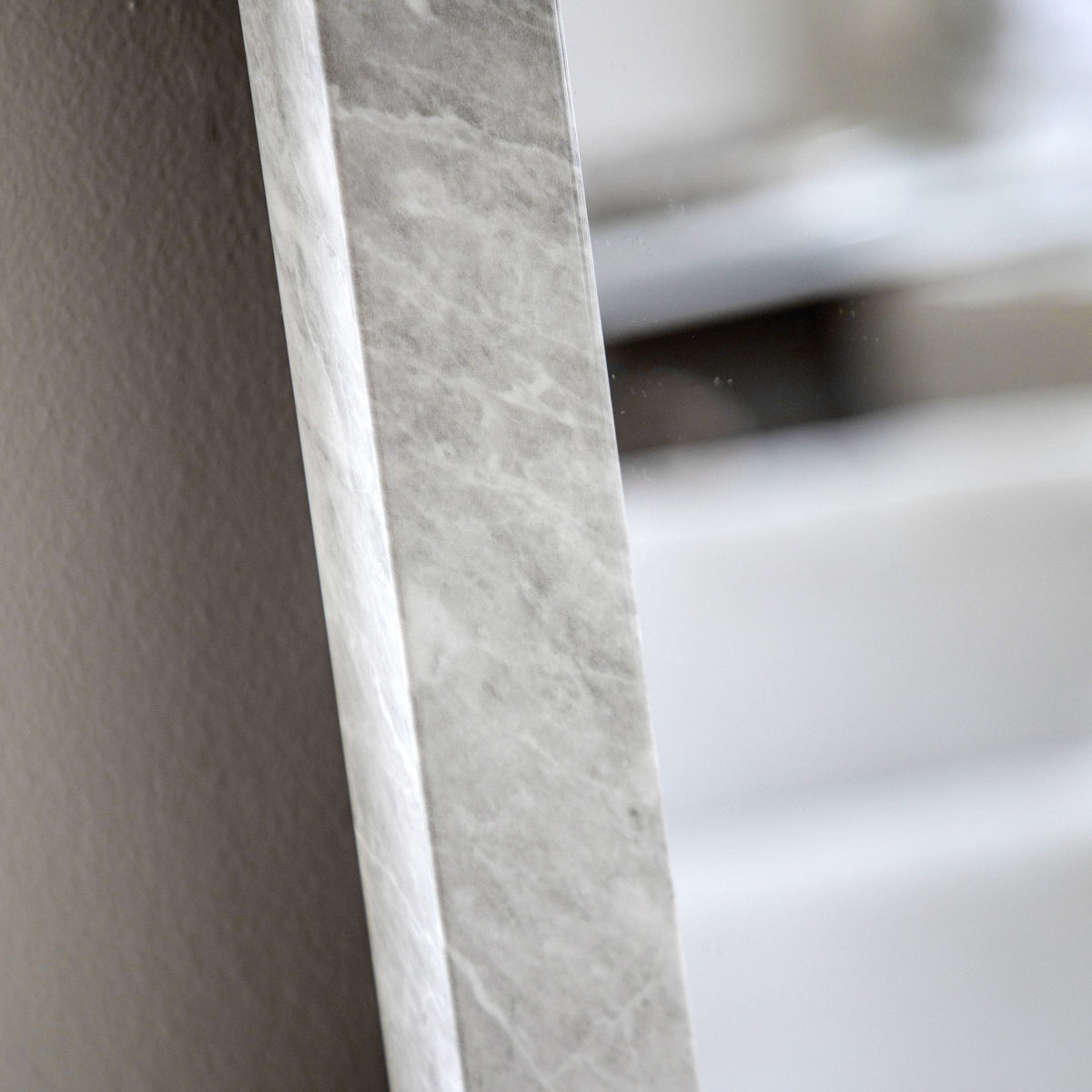 Bodhi Mirrors Romeo Leaner Mirror Marbled White House of Isabella UK