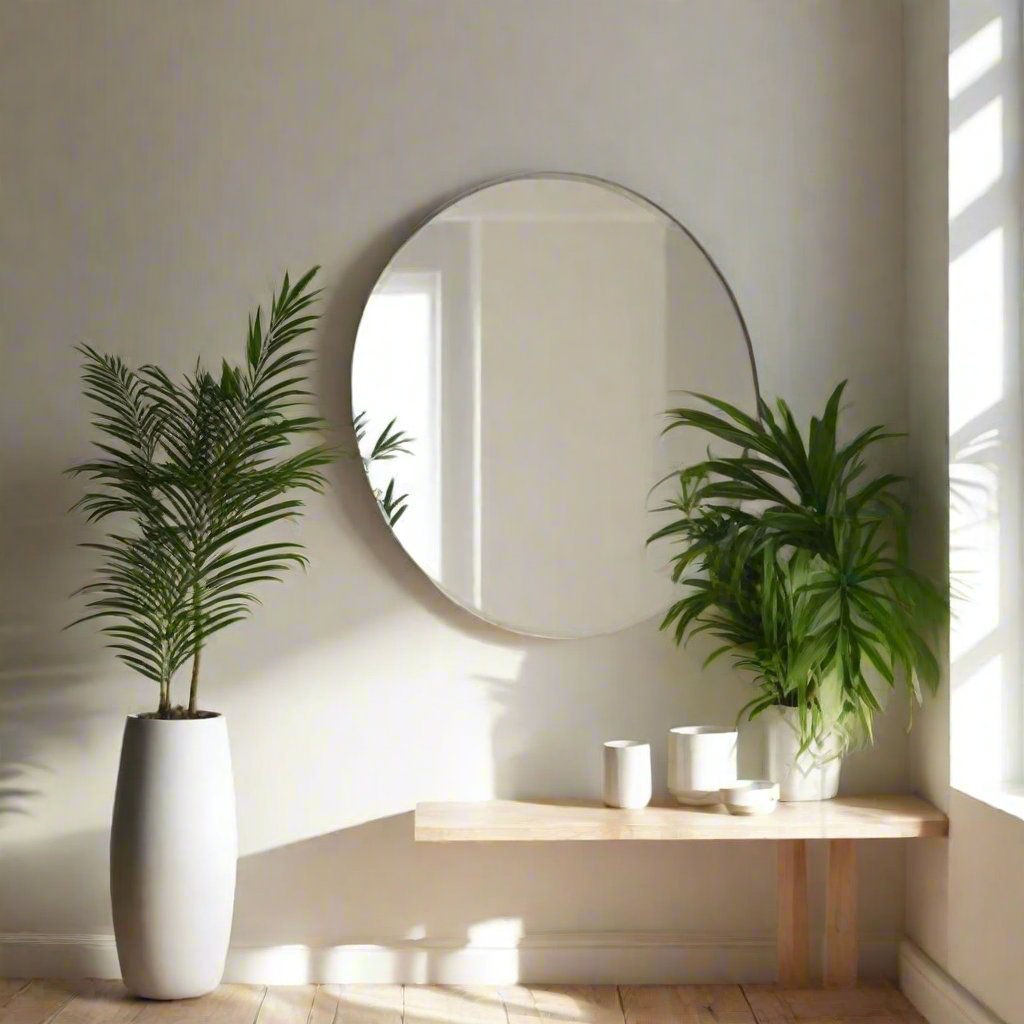 Sherwood Round Mirror Lead.