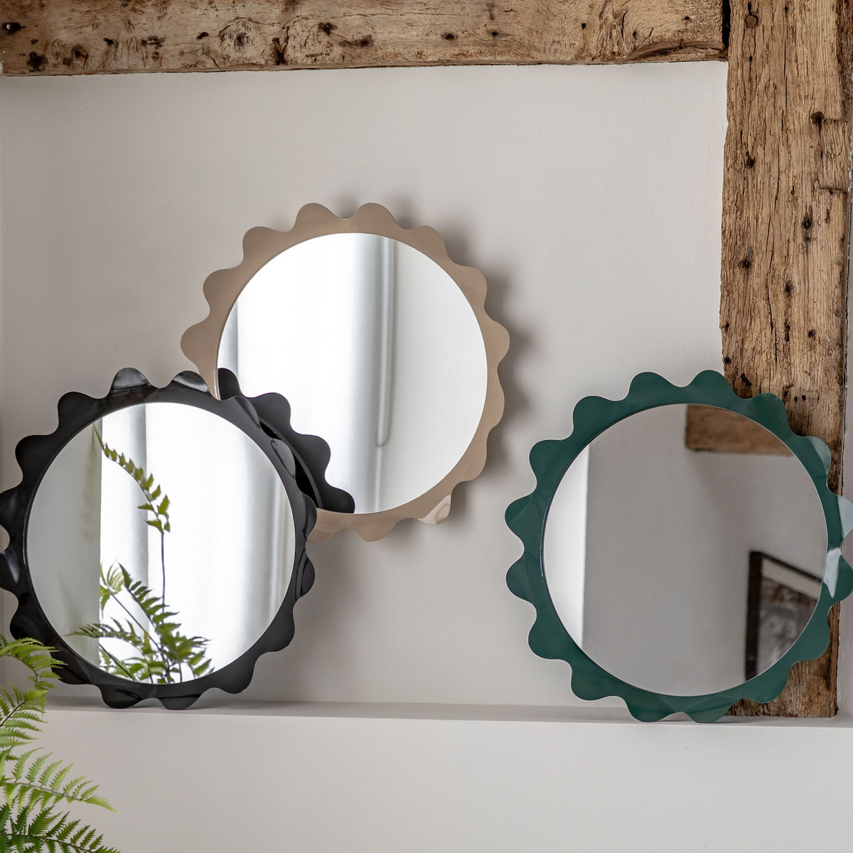 Bodhi Mirrors Shoreditch Mirror Charcoal House of Isabella UK