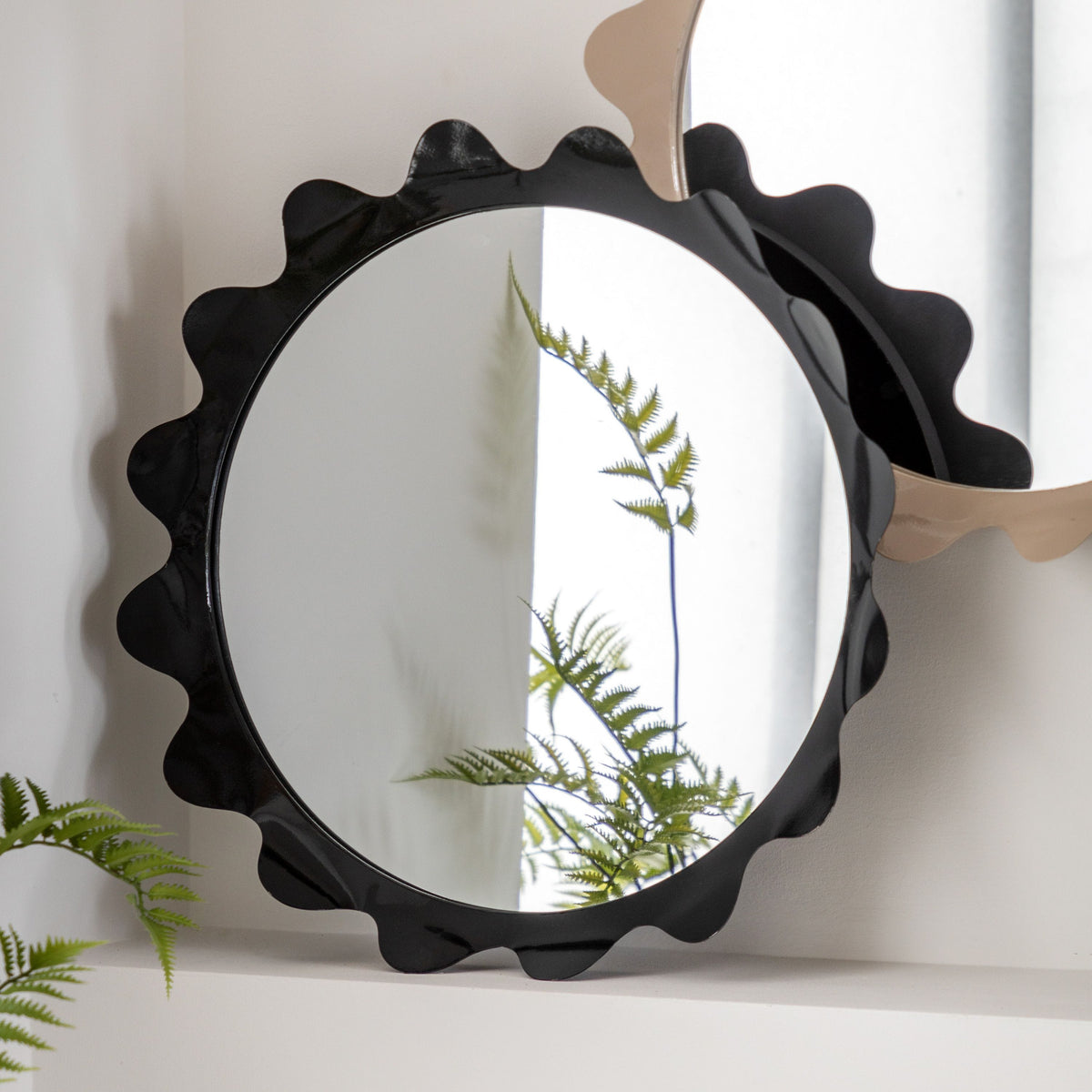 Bodhi Mirrors Shoreditch Mirror Charcoal House of Isabella UK