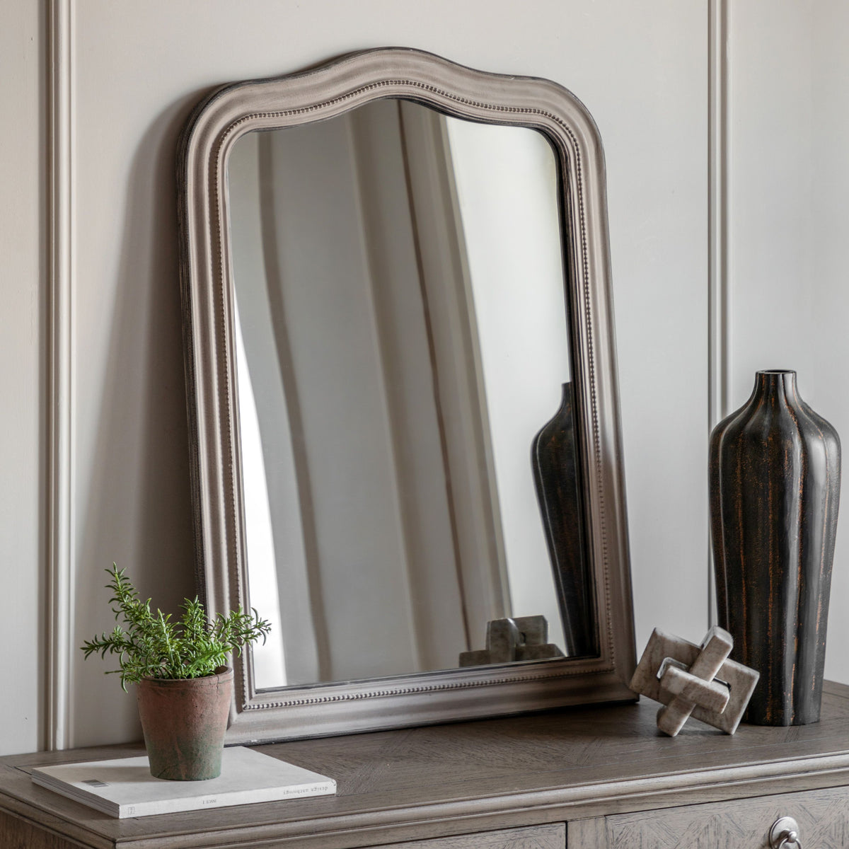 Bodhi Mirrors Shoreline Arch Mirror Grey House of Isabella UK