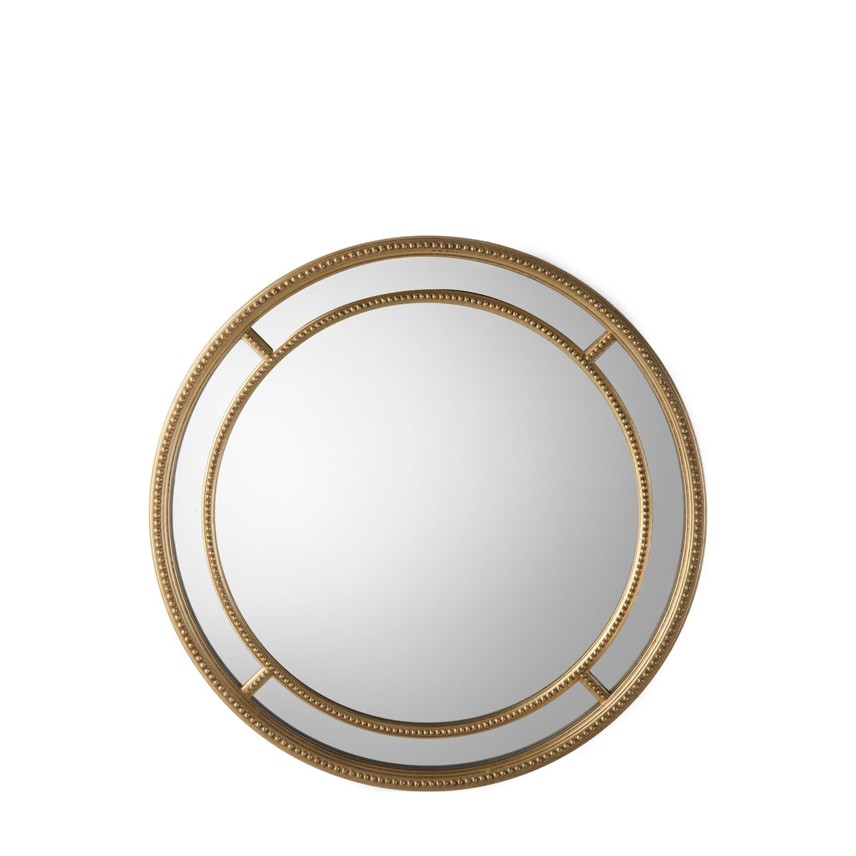 Bodhi Mirrors Sinatra Round Mirror Gold House of Isabella UK