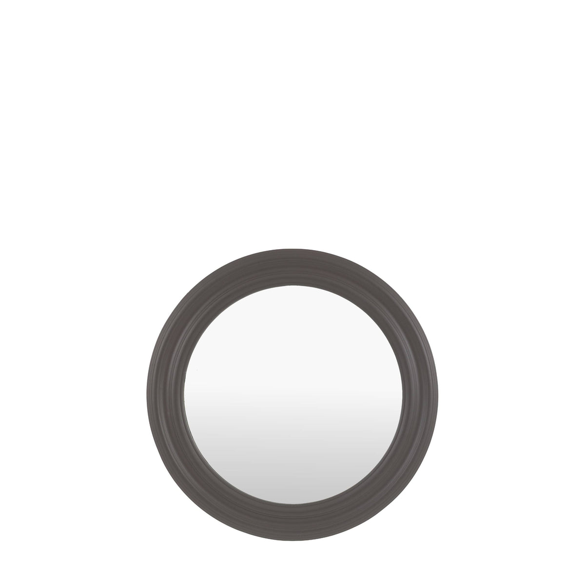Bodhi Mirrors Suffolk Round Mirror Charcoal Small House of Isabella UK
