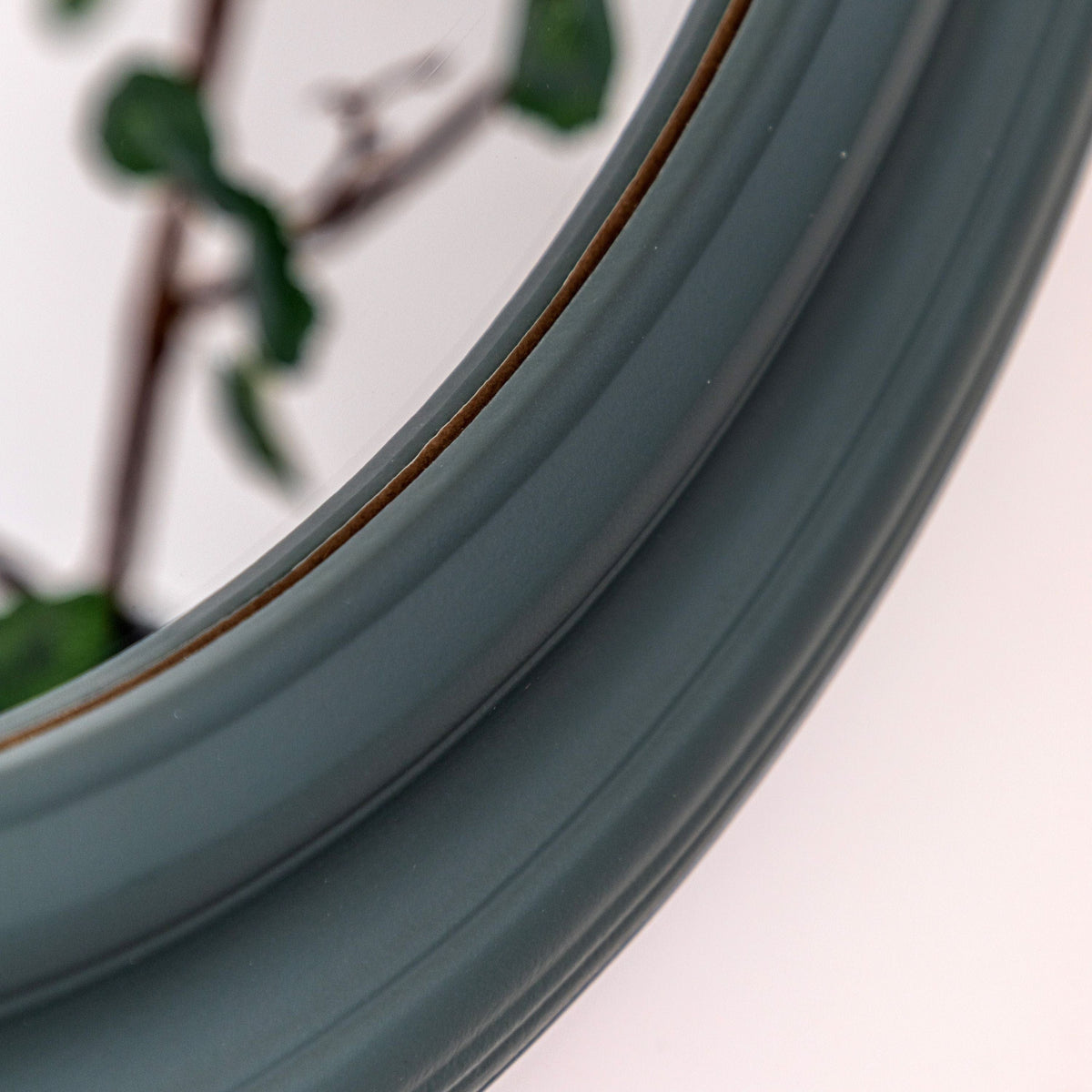 Bodhi Mirrors Suffolk Round Mirror Green Small House of Isabella UK