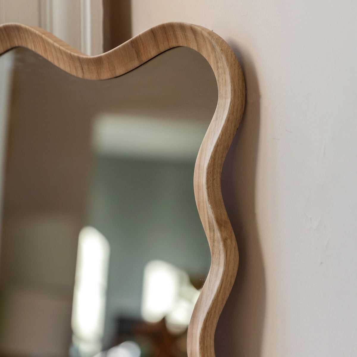 Bodhi Mirrors Wiggle Leaner Mirror Oak House of Isabella UK