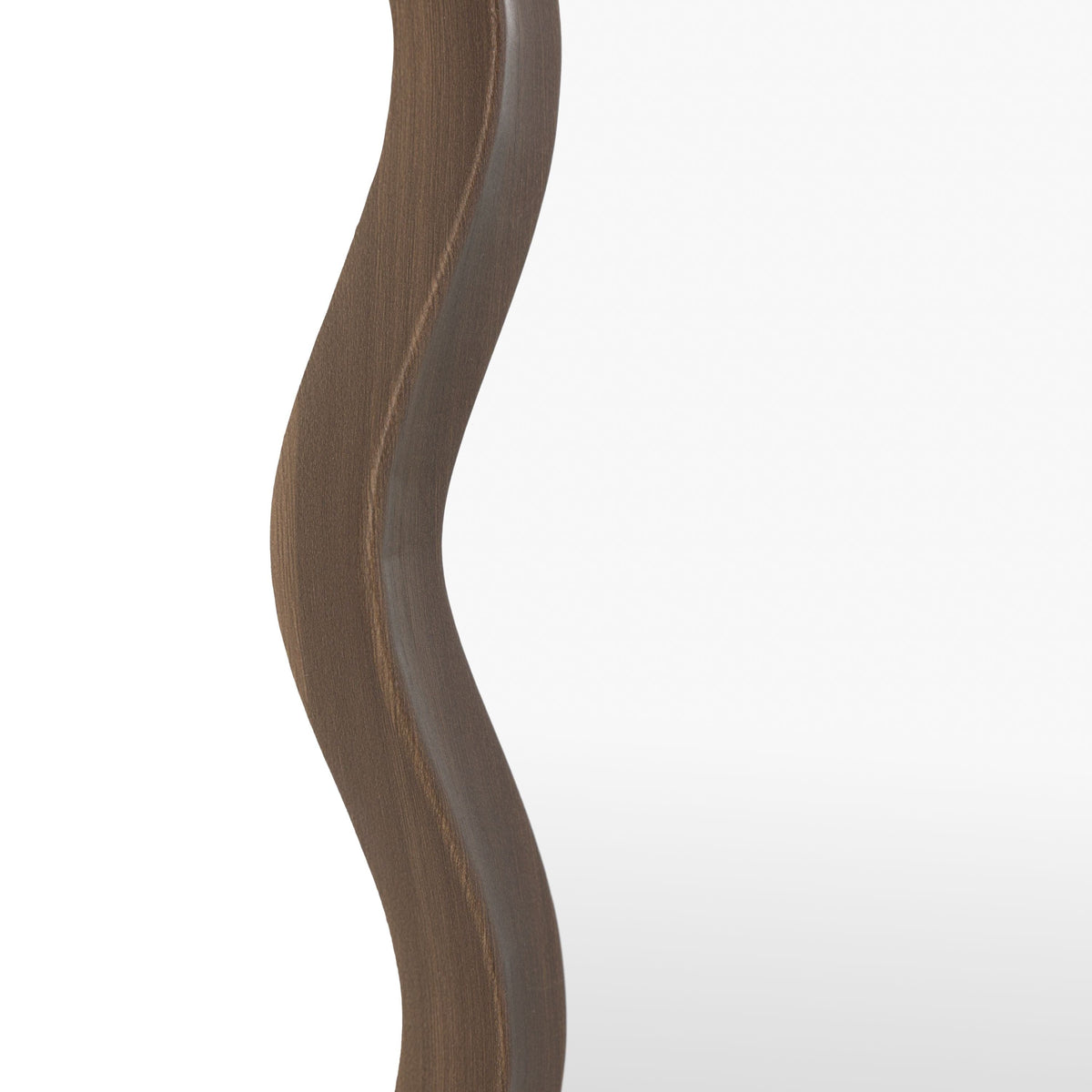 Bodhi Mirrors Wiggle Leaner Mirror Walnut House of Isabella UK