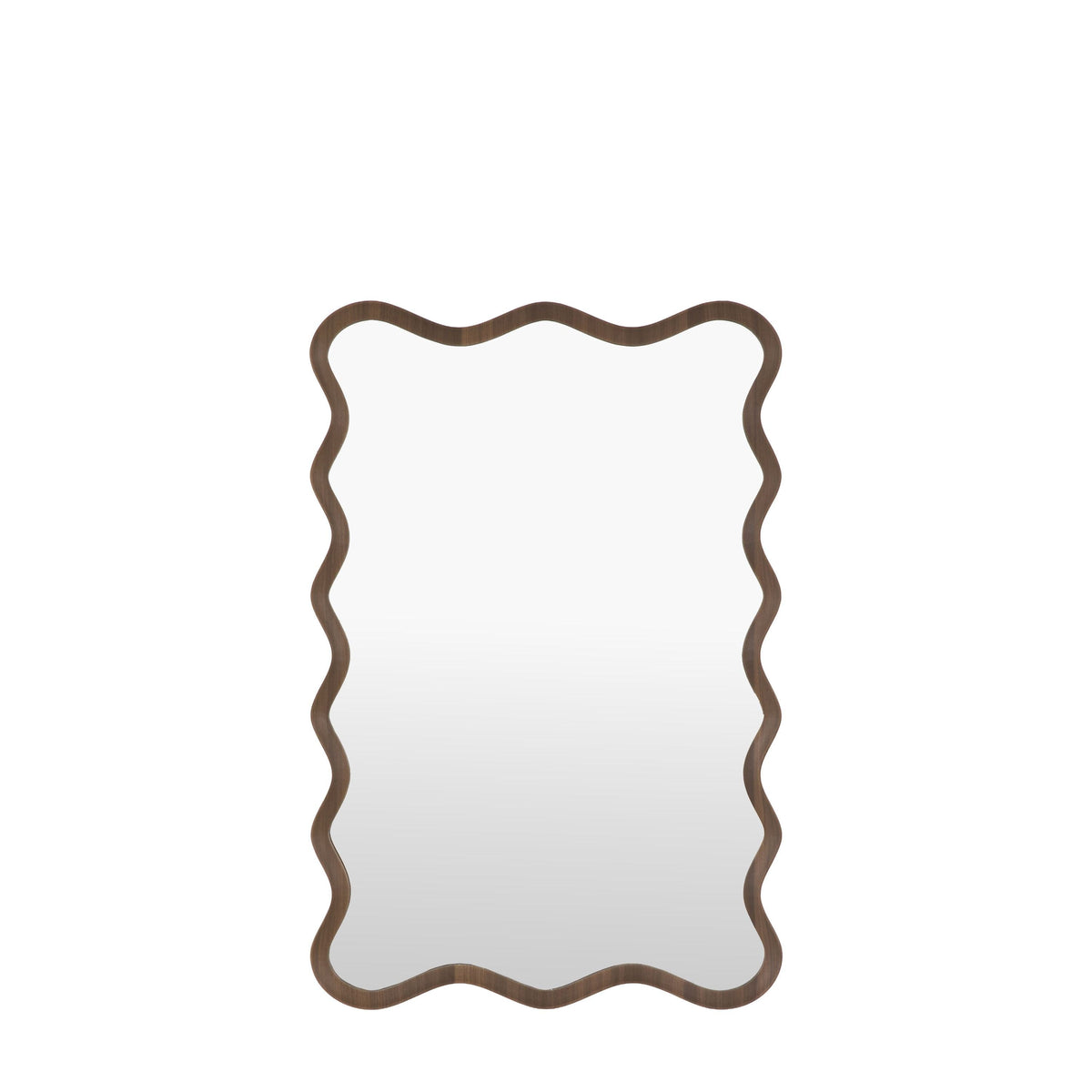 Bodhi Mirrors Wiggle Mirror Walnut House of Isabella UK