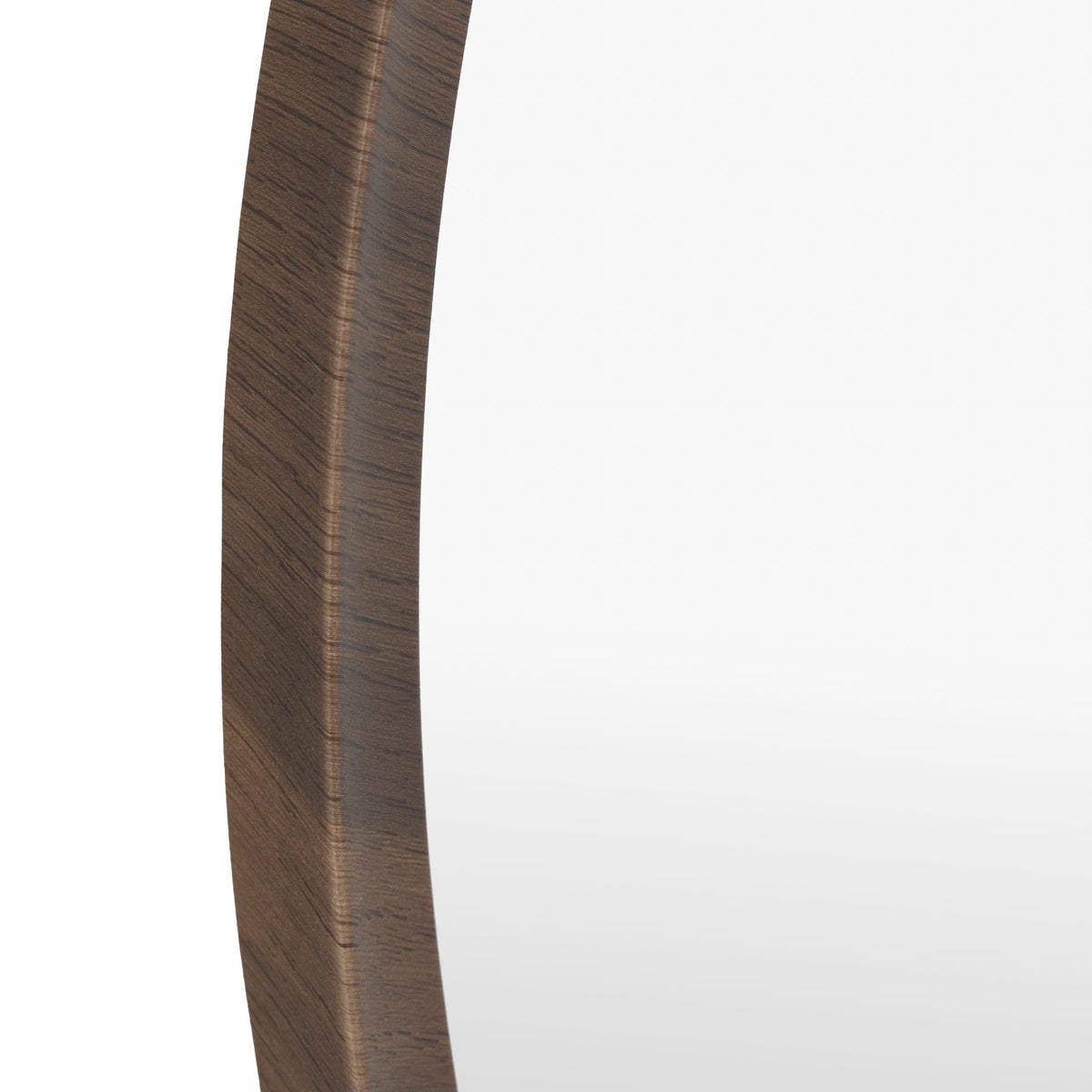 Bodhi Mirrors Woodstock Round Mirror Walnut Large House of Isabella UK