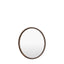 Bodhi Mirrors Woodstock Round Mirror Walnut Small House of Isabella UK