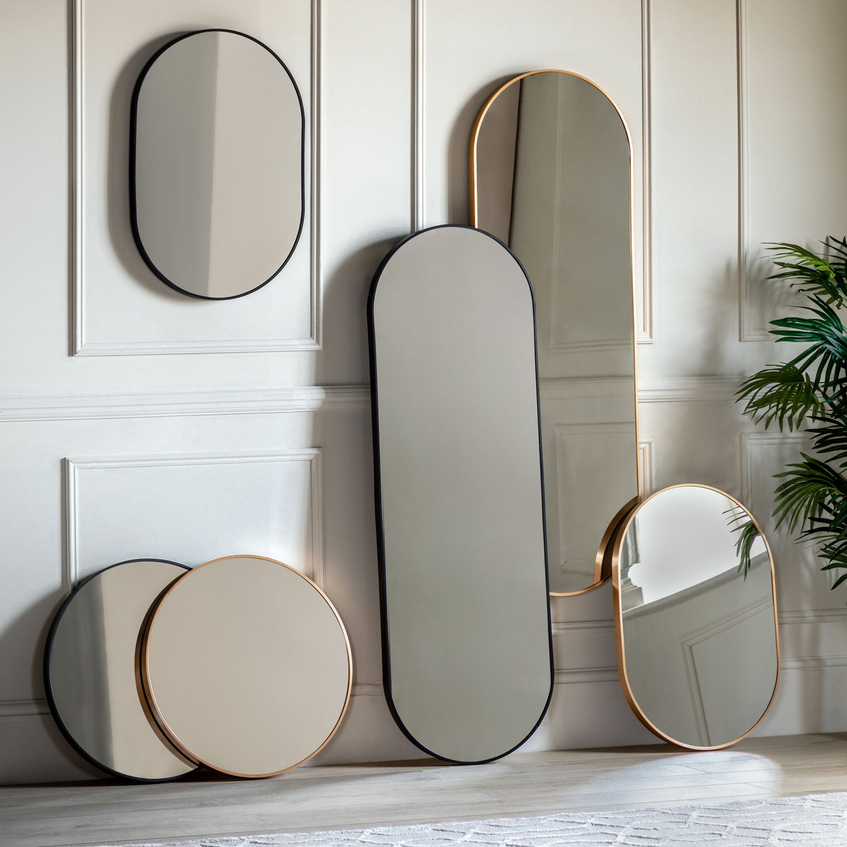 Bodhi Mirrors Yardley Mirror Black Small House of Isabella UK
