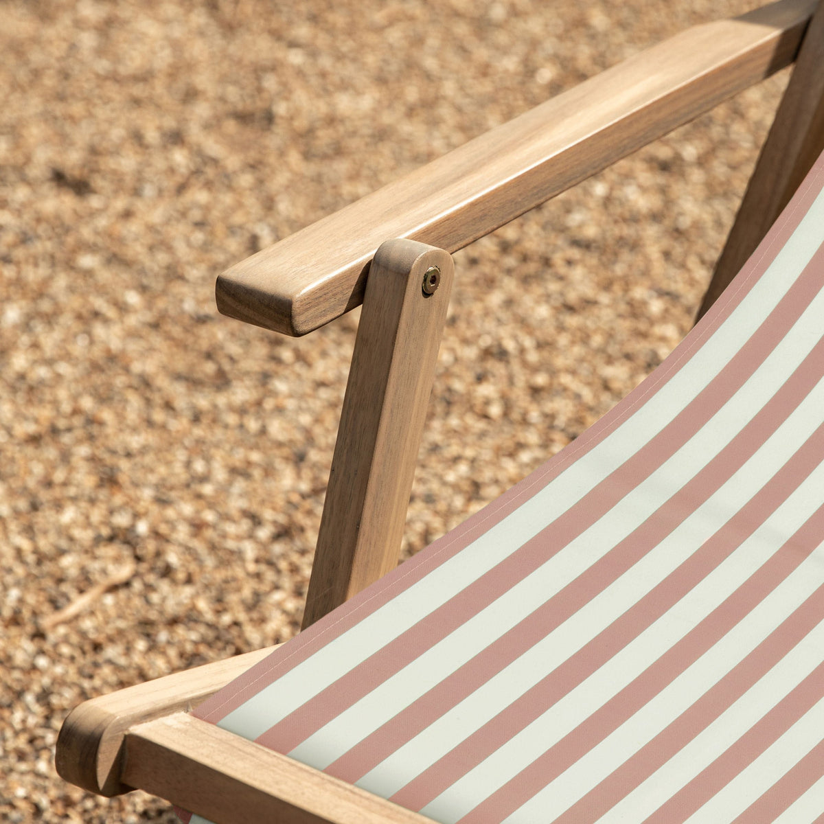 Creta Deck Chair Clay Stripe.