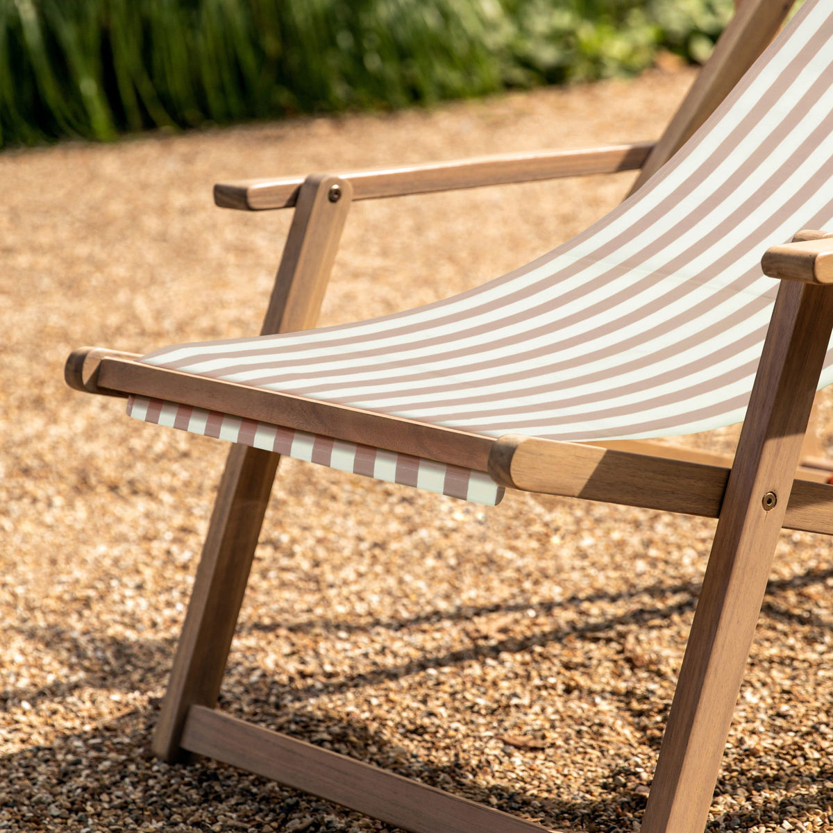 Creta Deck Chair Clay Stripe.