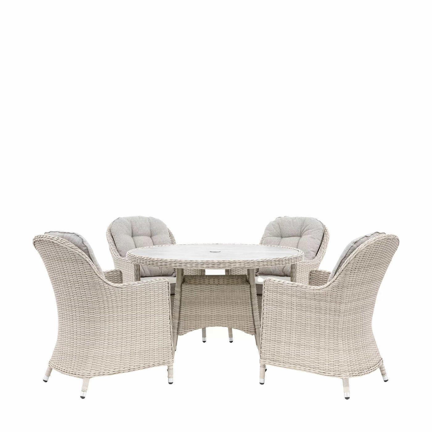 Bodhi Outdoors Holton 4 Seater Round Dining Set House of Isabella UK