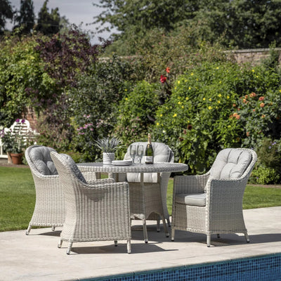 Bodhi Outdoors Holton 4 Seater Round Dining Set House of Isabella UK