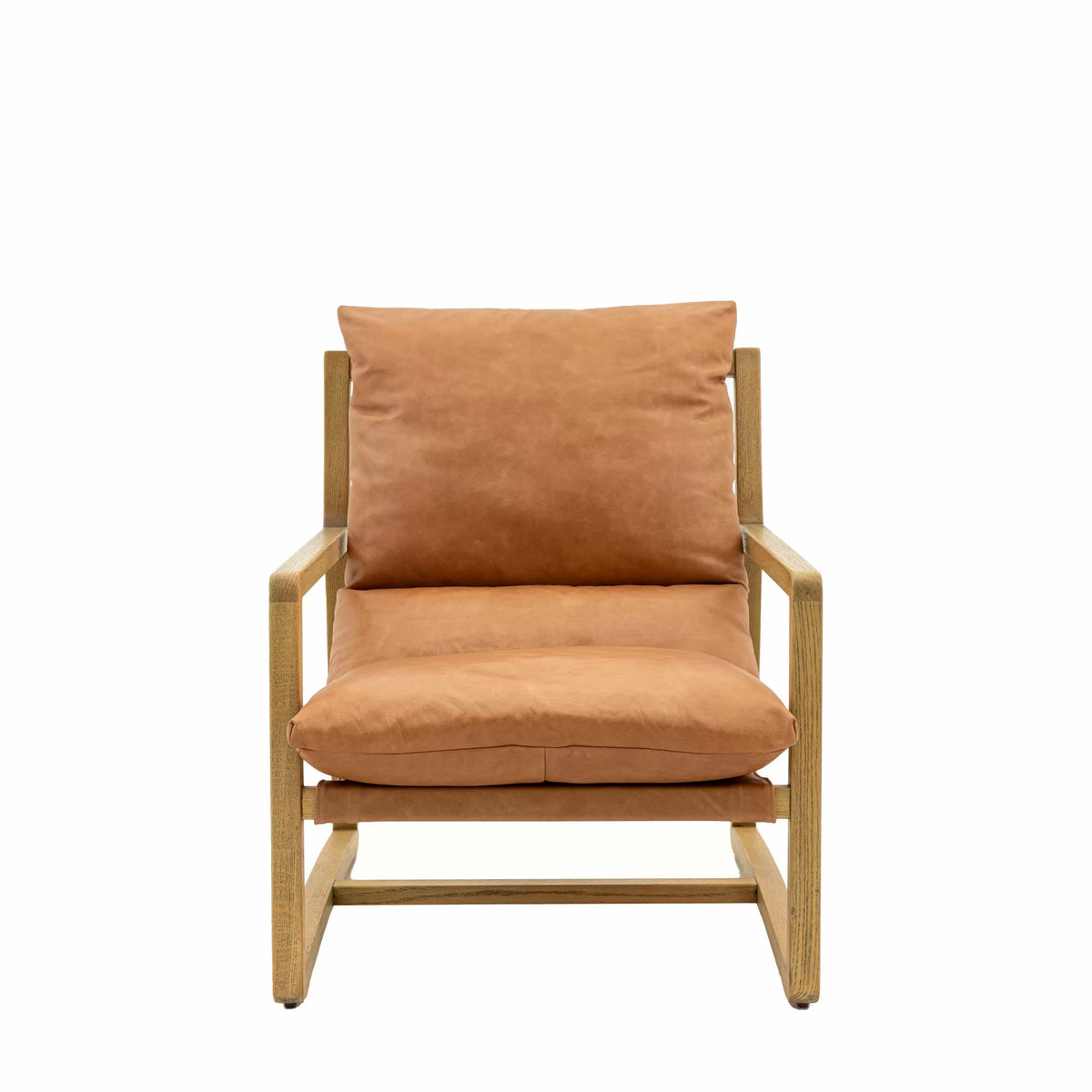Laverley Lounge Chair Vint Brn Leather 930x685x880mm.