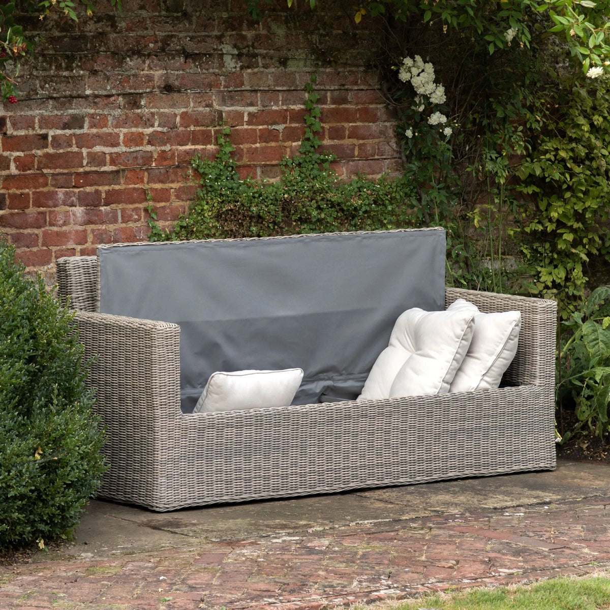 Bodhi Outdoors Porto Storage Sofa 2 Seater House of Isabella UK
