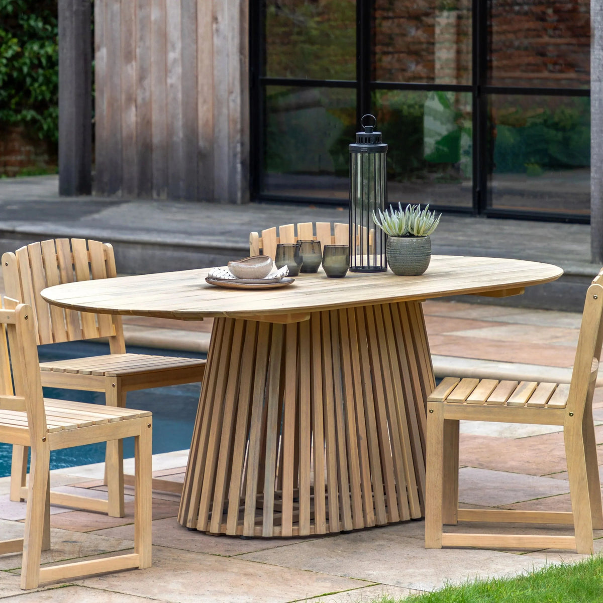 Bodhi Outdoors Rialto Oval Dining Table 6 Seater House of Isabella UK
