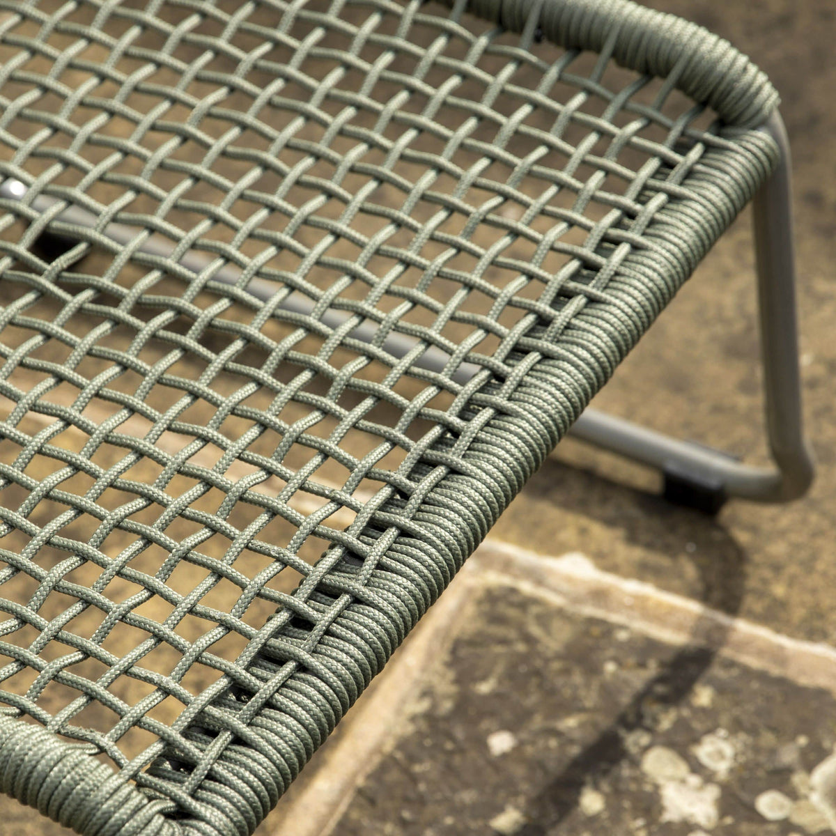 Sassano Lounge Chair with Footstool Green.