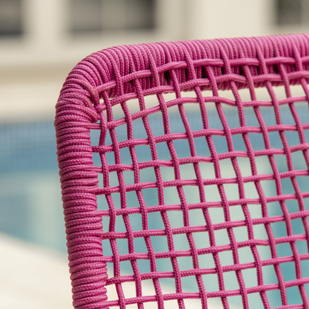 Sassano Lounge Chair with Footstool Pink.