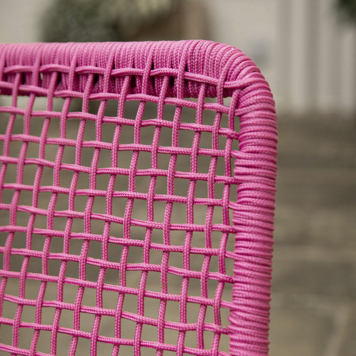 Sassano Lounge Chair with Footstool Pink.