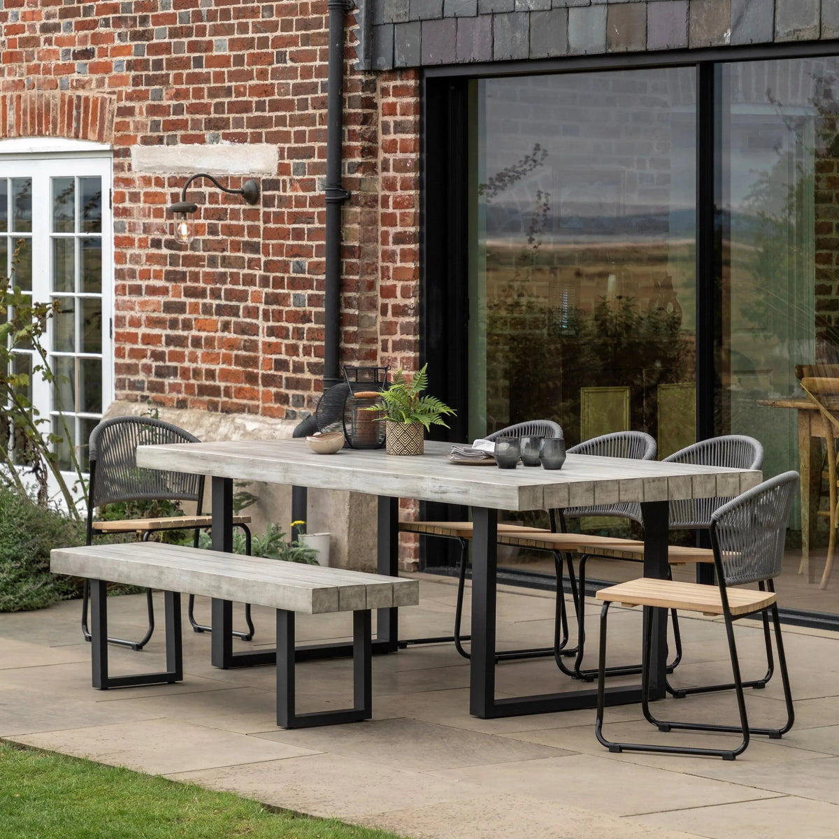 Bodhi Outdoors Tarentino Rectangle Dining Table House of Isabella UK