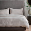 Bodhi Sleeping Alba Washed Cotton Quilt Cover Set Taupe Single House of Isabella UK