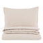 Bodhi Sleeping Alba Washed Cotton Quilt Cover Set Taupe Superking House of Isabella UK