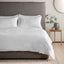 Bodhi Sleeping Alba Washed Cotton Quilt Cover Set White Double House of Isabella UK