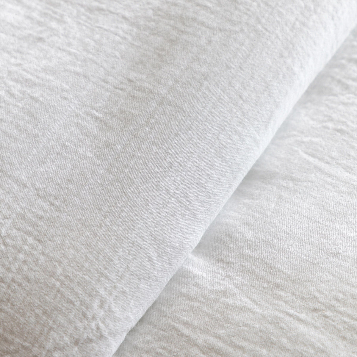 Bodhi Sleeping Alba Washed Cotton Quilt Cover Set White Single House of Isabella UK