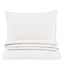 Bodhi Sleeping Alba Washed Cotton Quilt Cover Set White Single House of Isabella UK