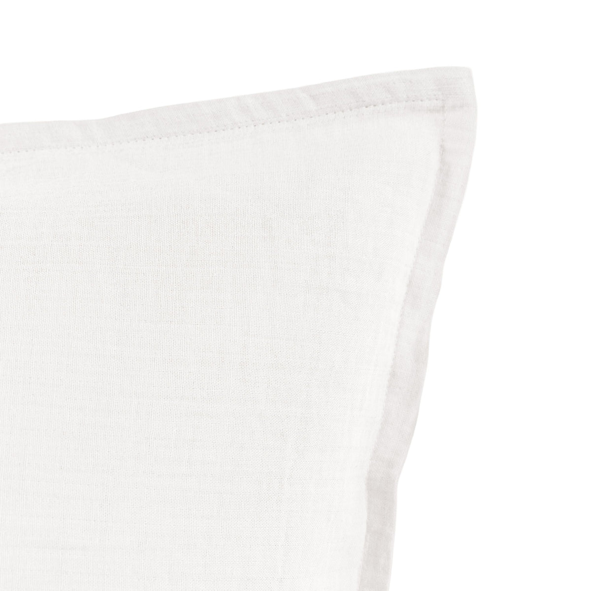 Bodhi Sleeping Alba Washed Cotton Quilt Cover Set White Superking House of Isabella UK