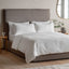 Bodhi Sleeping Alba Washed Cotton Quilt Cover Set White Superking House of Isabella UK