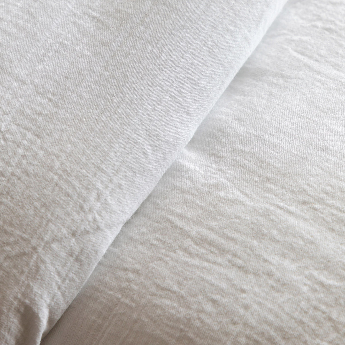 Bodhi Sleeping Alba Washed Cotton Quilt Cover Set White Superking House of Isabella UK