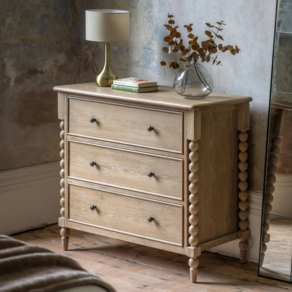 Bodhi Sleeping Artisan 3 Drawer Chest House of Isabella UK
