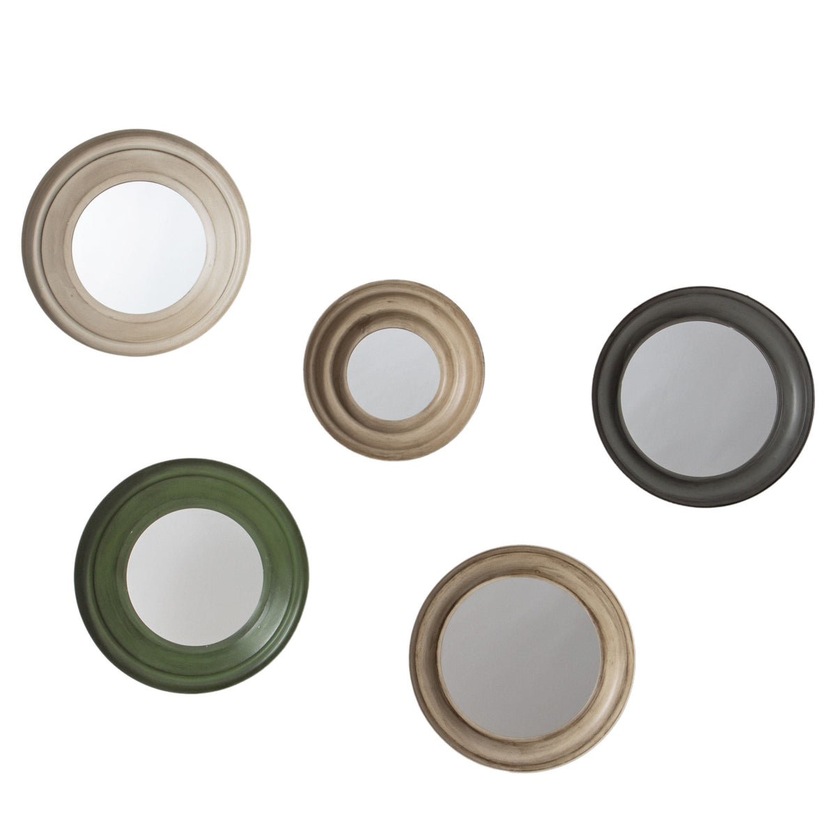 Botusfleming (Set of 5) Metal Framed Mirrors.