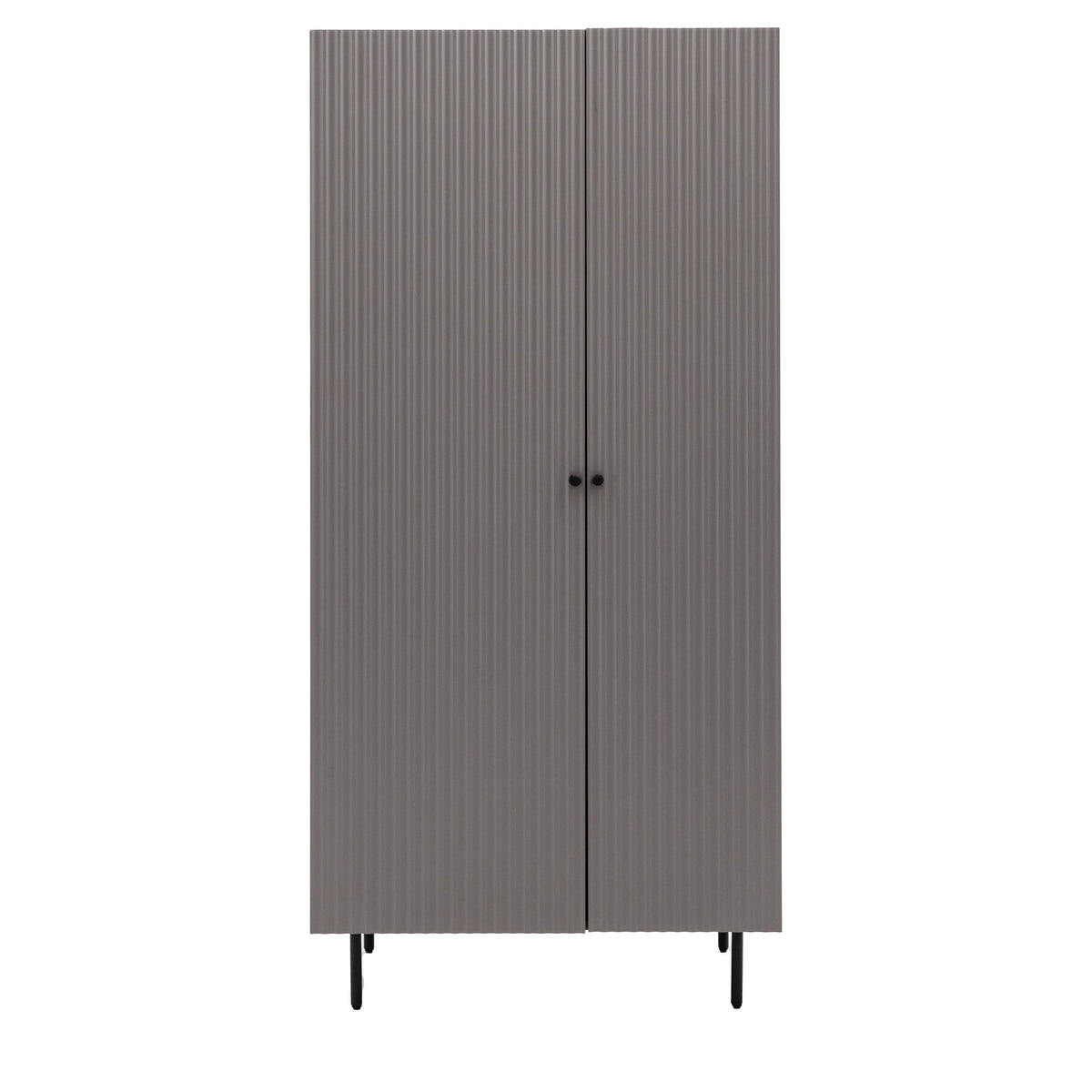Buckhurst 2 Door Wardrobe Grey.