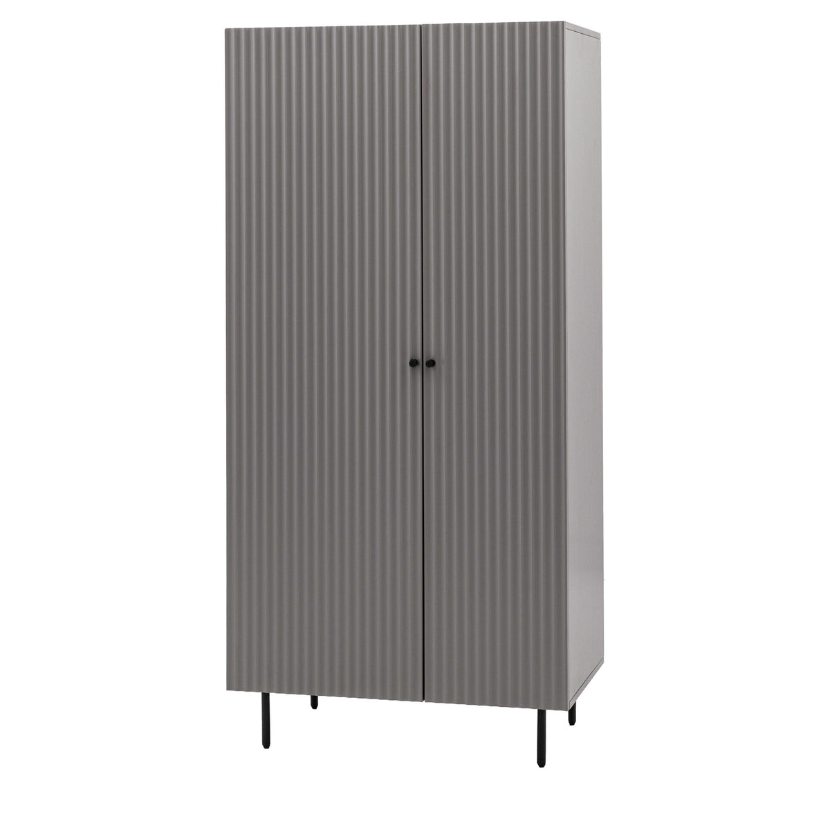 Buckhurst 2 Door Wardrobe Grey.