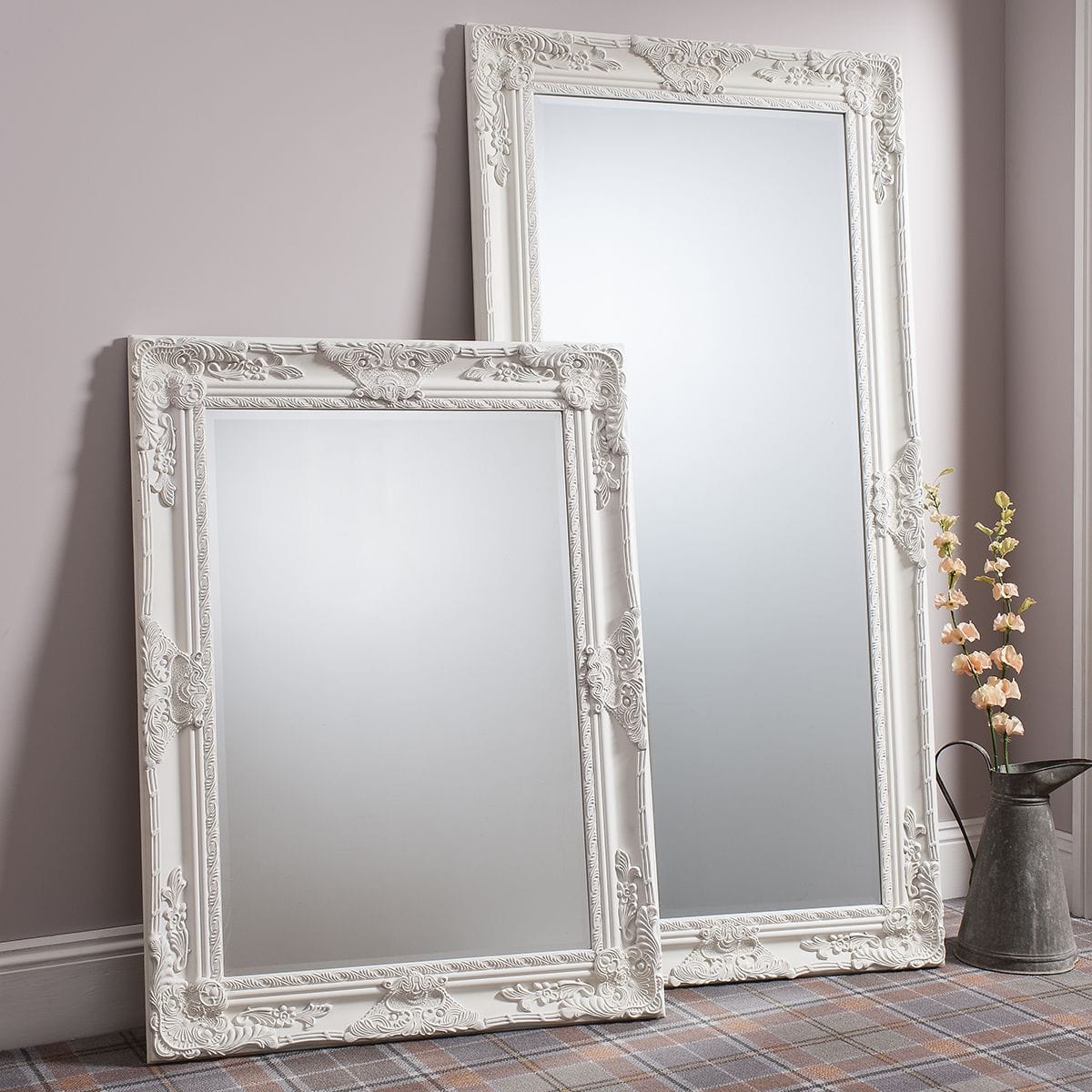 Bodhi Sleeping Caulcott Leaner Mirror Cream 67x33" House of Isabella UK