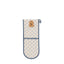 Bodhi Sleeping Fleur Floral Stamp Double Oven Glove Blue House of Isabella UK