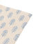 Bodhi Sleeping Fleur Floral Stamp Napkins Blue 4pk House of Isabella UK