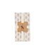 Bodhi Sleeping Fleur Floral Stamp Napkins Blue 4pk House of Isabella UK