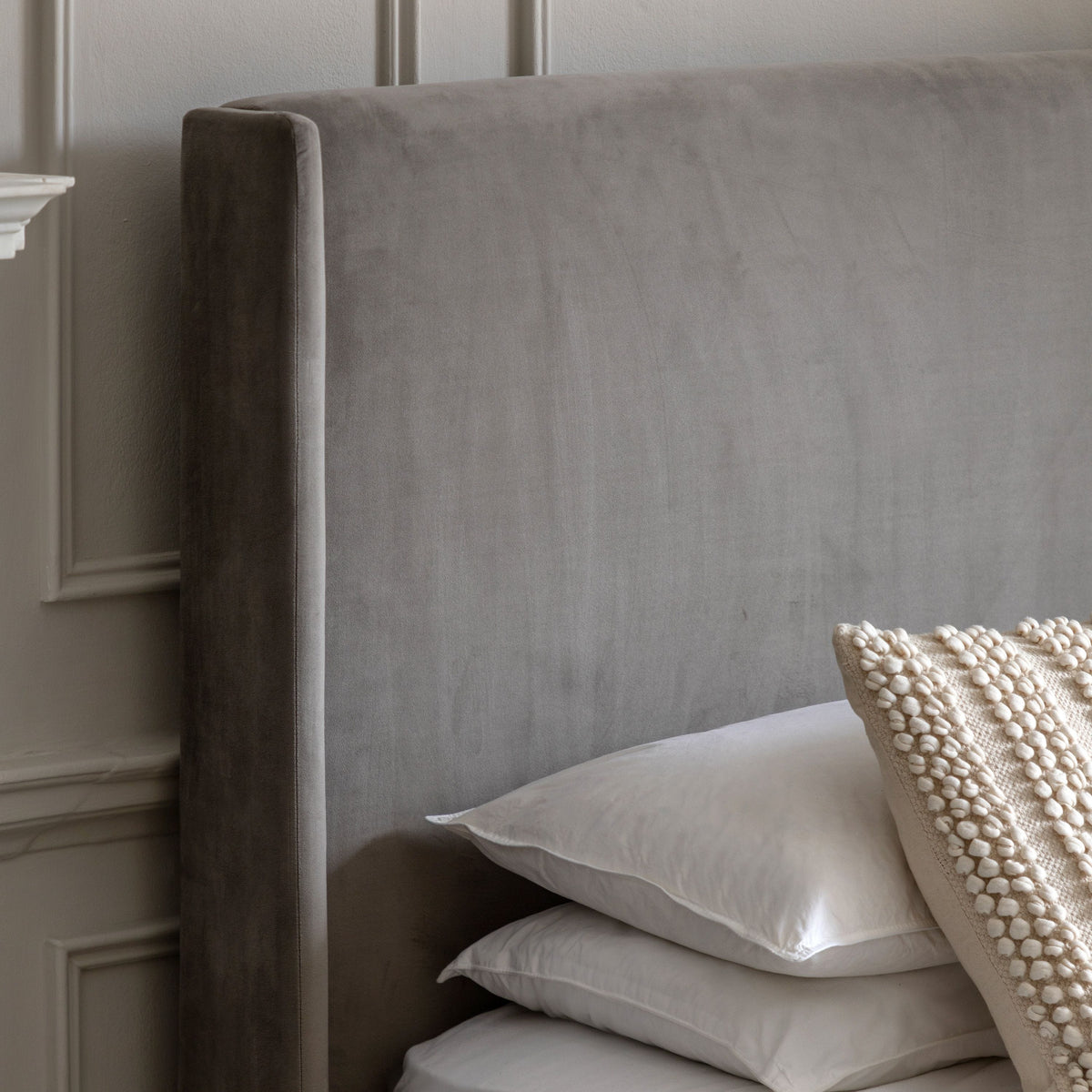 Hale Double Bed Taupe.