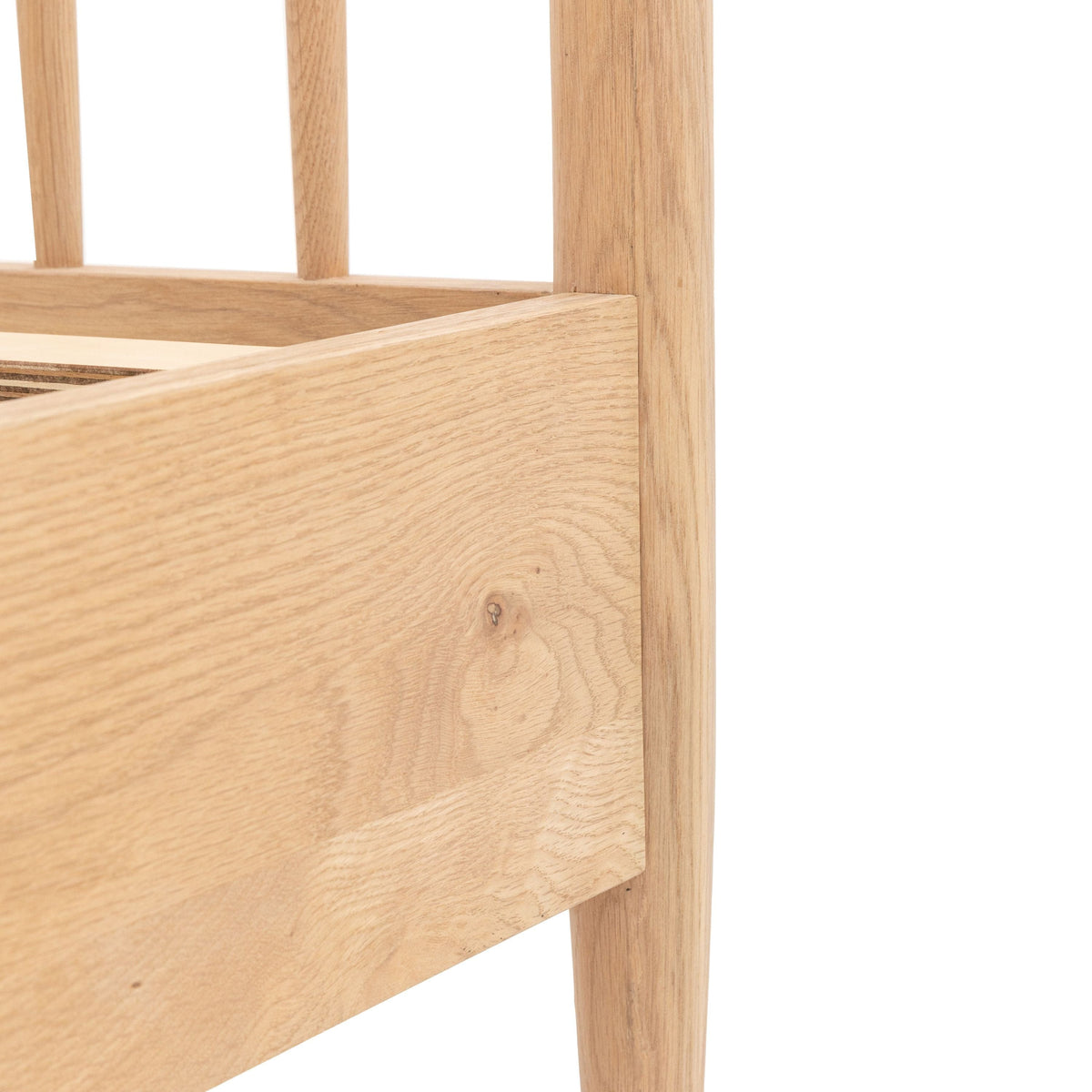 Bodhi Sleeping Hatter Double Spindle Bed Natural House of Isabella UK