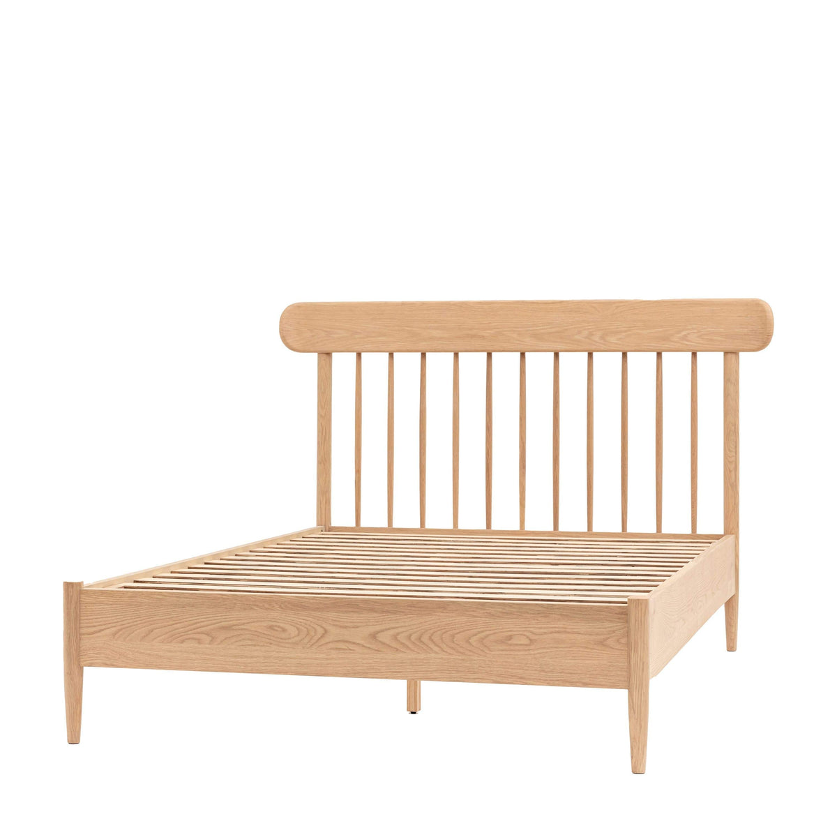 Bodhi Sleeping Hatter Double Spindle Bed Natural House of Isabella UK